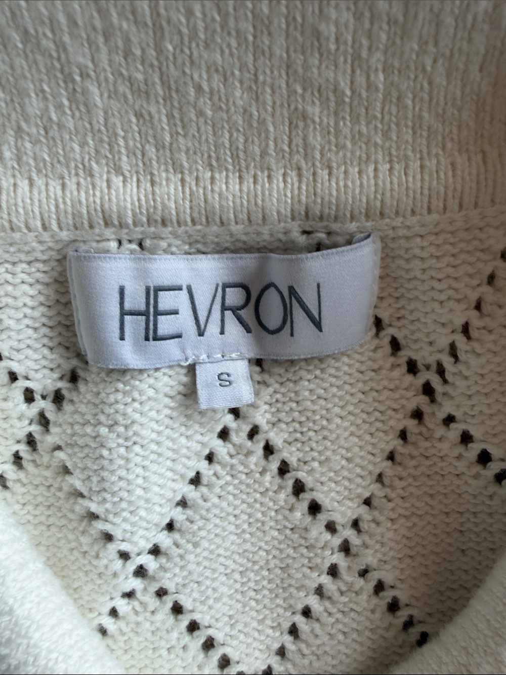 Cream Knit Button-Front Skirt Set - Picture 2 of 5